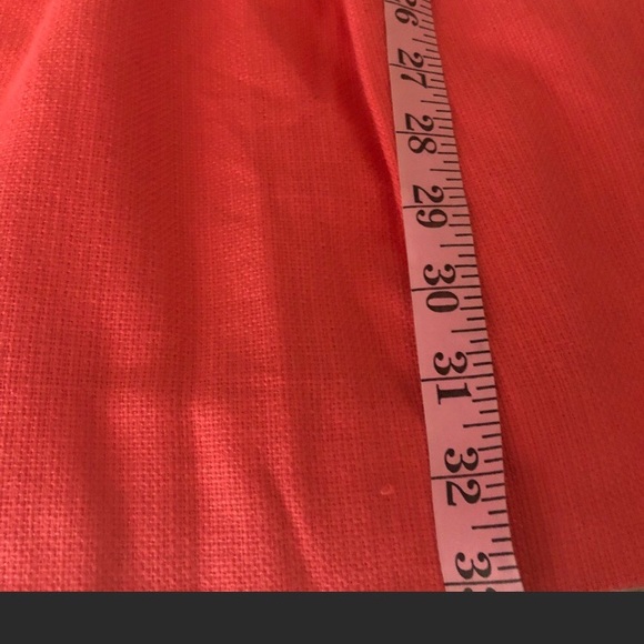 J Crew coral fit and flare dress. Fully lined - Picture 8 of 8